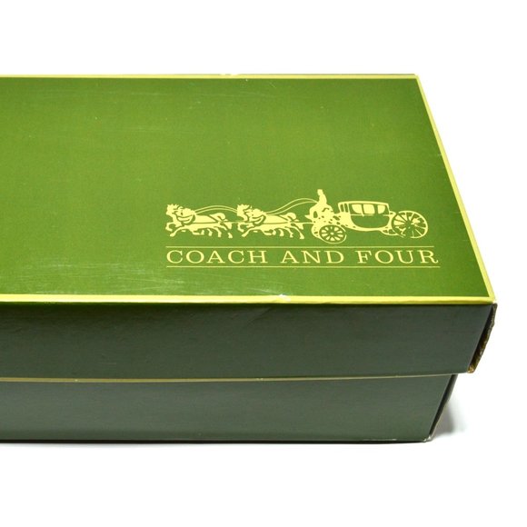 Coach And Four Flora Flats in Black Suede with Bow Women's Size 8.5 in Box - Picture 7 of 7